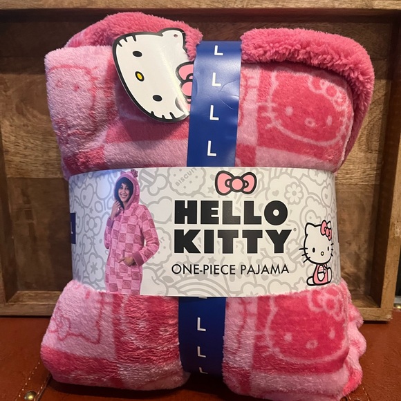 Hello Kitty Other - HELLO KITTY Women's One-Piece Pajama, ADULT LARGE 12-14, New